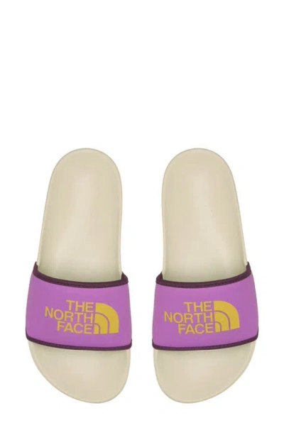 Shop The North Face Base Camp Iii Slide Sandal In Violet Crocus/ Gravel