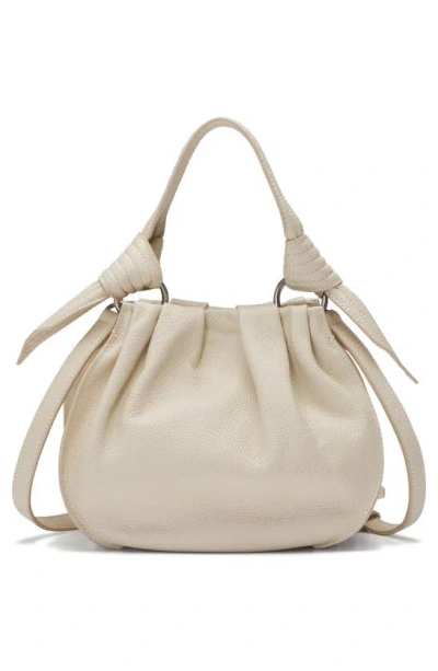 Shop Oryany Selena Leather Bucket Bag In Cream
