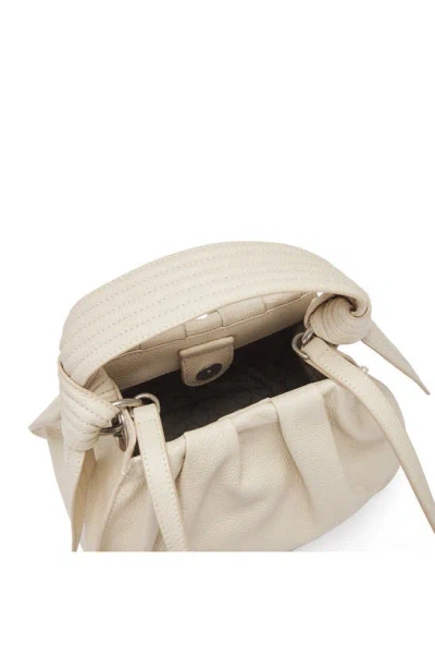 Shop Oryany Selena Leather Bucket Bag In Cream