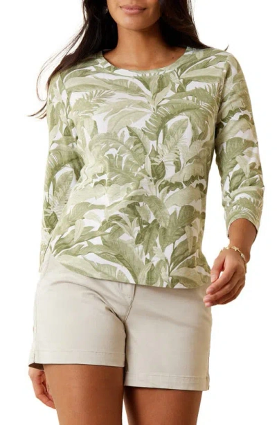 Shop Tommy Bahama Ashby Isles Palma Toile Cotton T-shirt In Shaded Spruce
