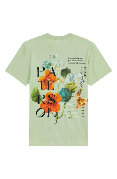 Shop Paterson Flowers Pocket Graphic T-shirt In Mint