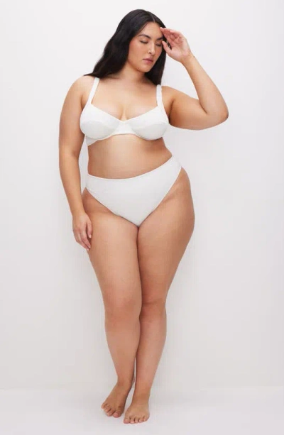 Good American Always Fit Underwire Bikini Top In Cloud White001