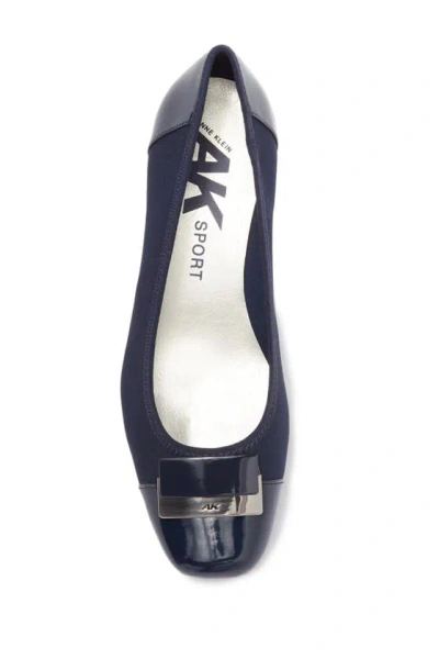 Anne Klein Waverly Wedge Heel In Navy