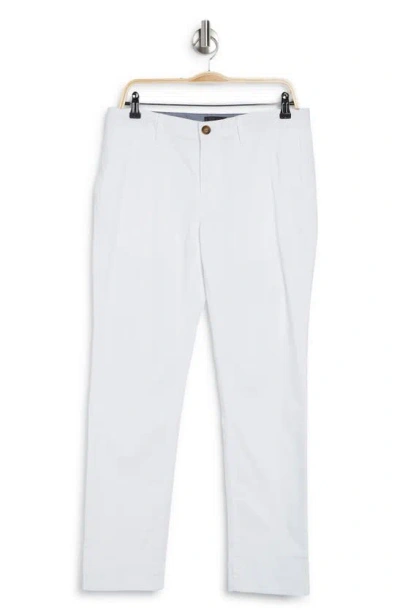Shop 14th & Union The Wallin Stretch Twill Trim Fit Chino Pants In White