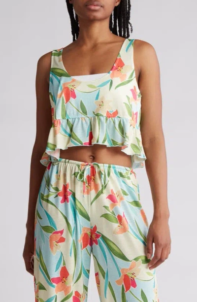 Shop Hurley Tropicana Cover-up Tank In Vintage Ye