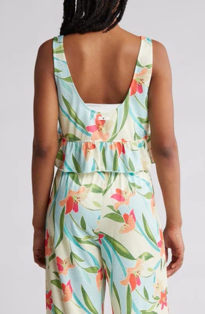 Shop Hurley Tropicana Cover-up Tank In Vintage Ye