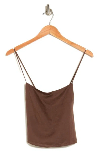 Shop Onia Air Linen Blend Cover-up Tank In Hickory