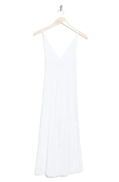 Shop Boho Me Tiered Maxi Dress In White