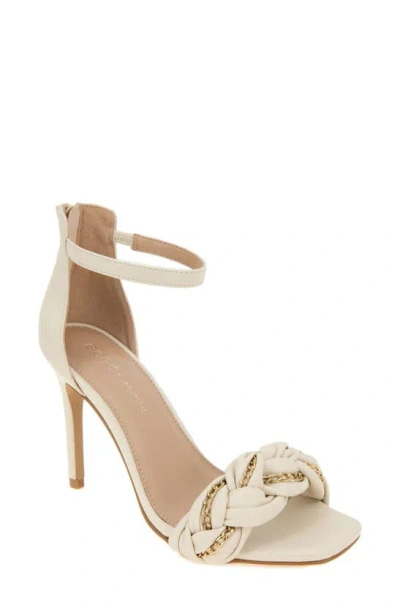 Shop Bcbgeneration Isabel Ankle Strap Sandal In Bianca