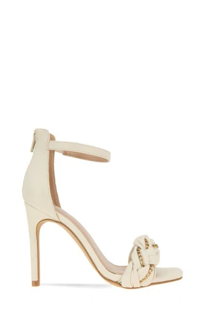 Shop Bcbgeneration Isabel Ankle Strap Sandal In Bianca