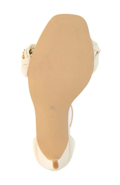 Bcbgeneration Isabel Ankle Strap Sandal In Bianca