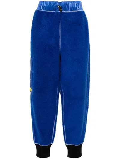 Shop Canada Goose Blue Fleece Tapered Cargo Trousers In Blau