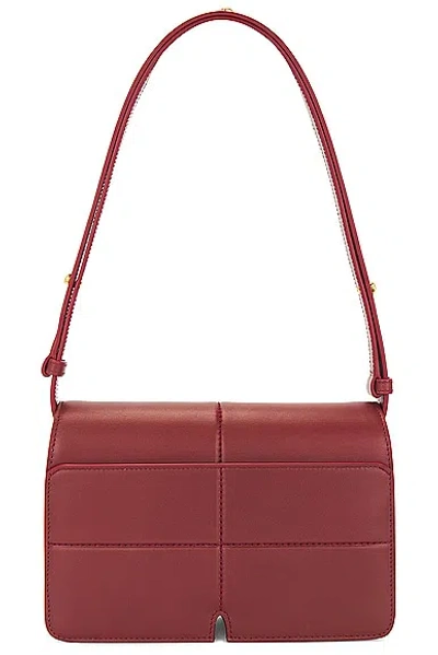 Shop Burberry Snip Shoulder Bag In Ruby