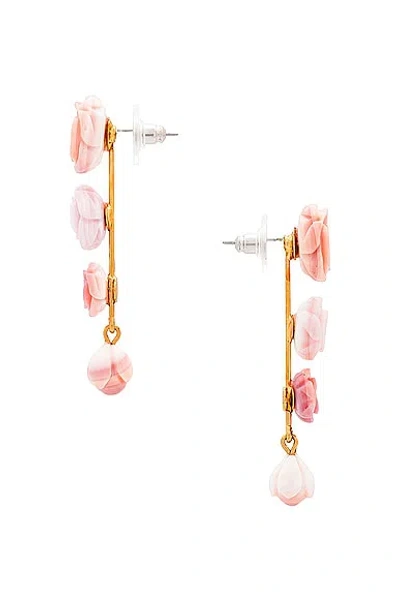 Shop Jennifer Behr Tyla Earrings In Rose