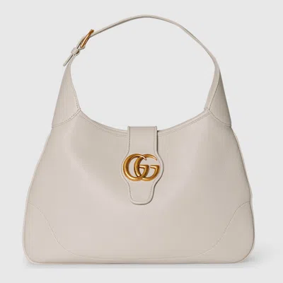 Shop Gucci Aphrodite Medium Shoulder Bag In White
