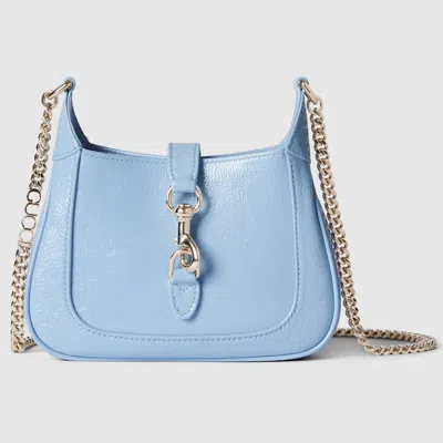 Shop Gucci Jackie Notte Mini Bag In Blue