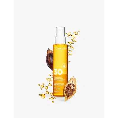 Clarins Glowing Sun High-protection Hair And Body Oil Spf 30 50ml