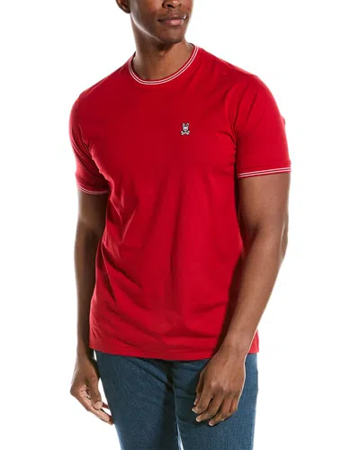 Shop Psycho Bunny Logan T-shirt In Red