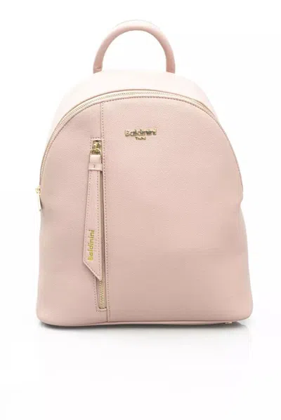 Shop Baldinini Trend Chic Backpack With En Women's Accents In Pink