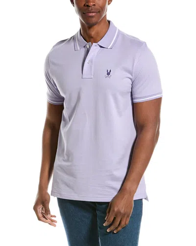 Shop Psycho Bunny Warsaw Polo Shirt In Purple