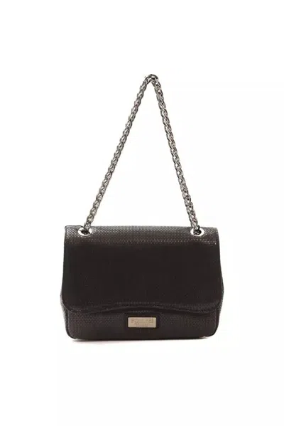 Shop Pompei Donatella Elegant Leather Crossbody Women's Bag In Black