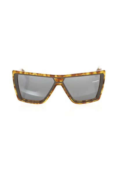 Shop Frankie Morello Chic Turtle Pattern Square Women's Sunglasses In Brown