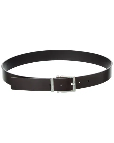 Shop Ferragamo Reversible & Adjustable Leather Belt In Black