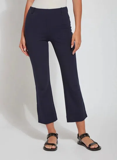 Shop Lyssé Baby Boot Ankle Ponte Pant In True Navy In Blue