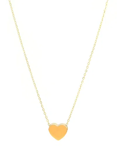 Shop Monary 14k Heart Necklace In Gold