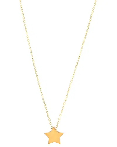 Shop Monary 14k Star Necklace In Gold