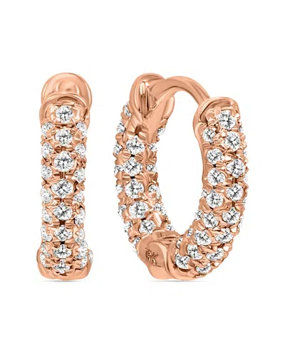 Shop Monary 10k Rose Gold 0.30 Ct. Tw. Diamond Earrings