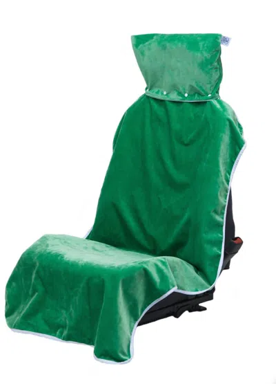 Shop Turtle Towels Waterproof Towel/seat Protector In Seafoam Green