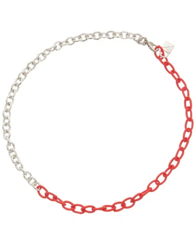 Juvell 18k Plated Silk Link Necklace