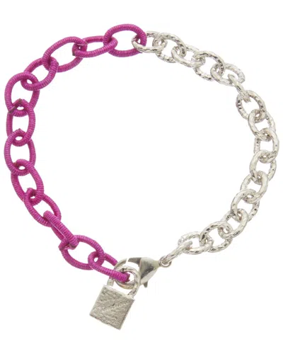 Juvell 18k Plated Silk Link Bracelet