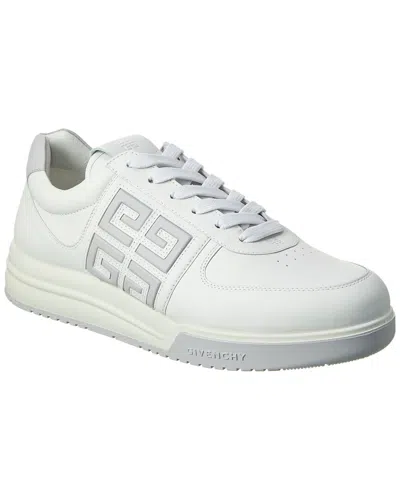 Shop Givenchy G4 Low Leather Sneaker In White