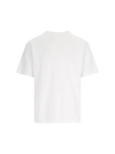 Shop Auralee Basic T-shirt In White
