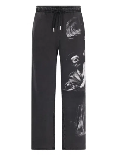 Shop Off-white Joggers In Black  