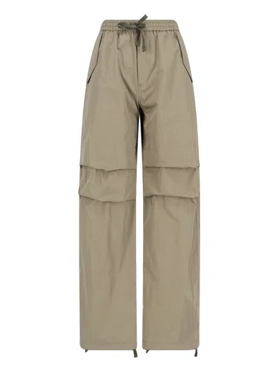 Shop Vis-a-vis Wide Pants In Green