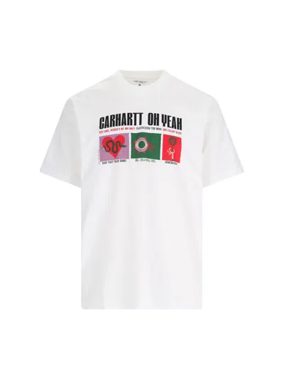 Shop Carhartt 's/s Oh Yeah' T-shirt In White