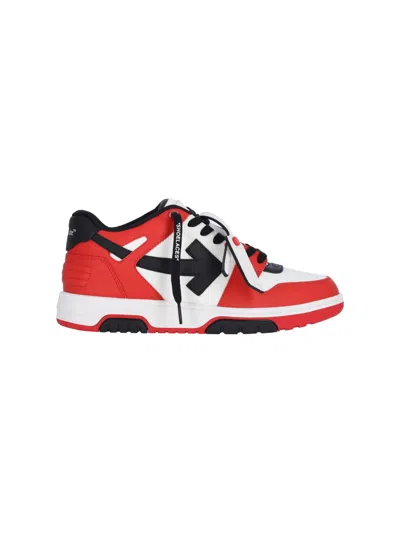 Shop Off-white "out Of Office" Sneakers In Red