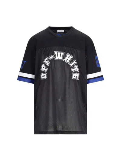 Shop Off-white 'football' T-shirt In Black  