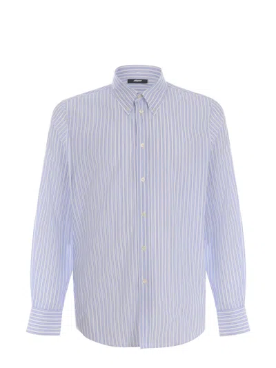 Msgm Camisa - Azul Claro