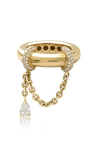 Shop Rainbow K 18k Yellow Gold Elysabeth Ring