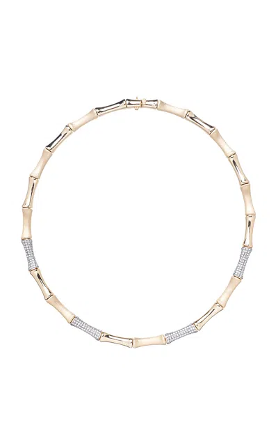 Shop Rainbow K 14k Yellow Gold Bamboo Necklace