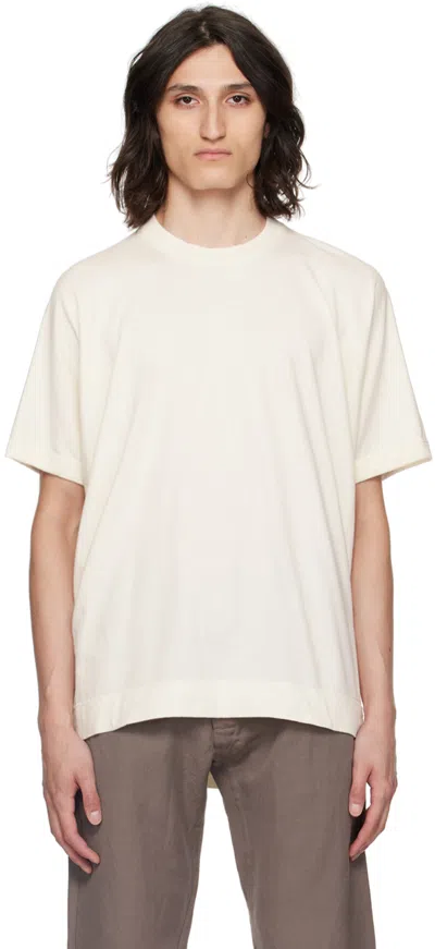 Shop Jan-jan Van Essche Off-white O-project Loose-fit T-shirt In Kinari