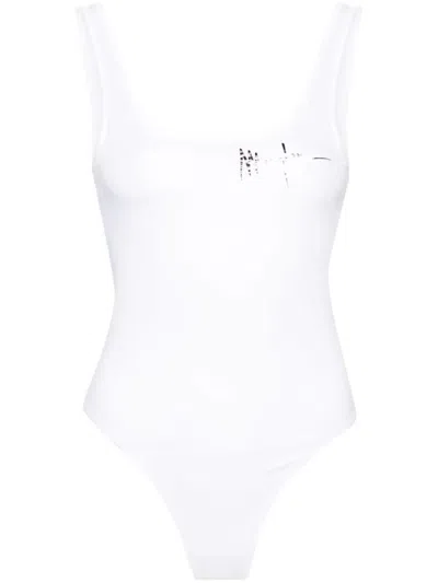 Shop Mugler Body Signature Clothing In White