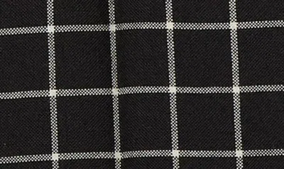 Shop Marni Check Waist Tie Wool Wide Leg Pants In Black Checkered