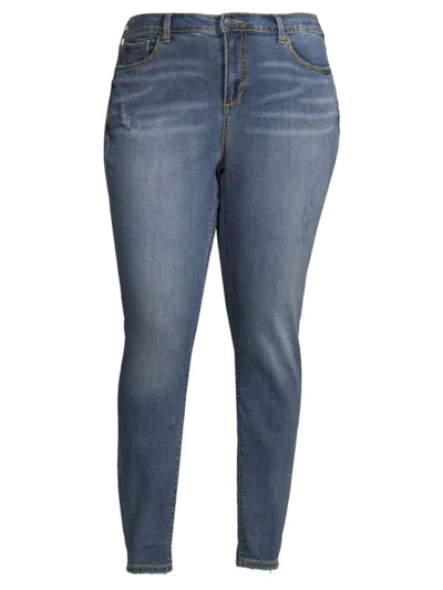 Shop Slink Jeans, Plus Size Women's High-rise Jeggings In Kathleen