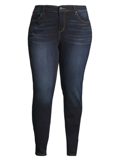 Shop Slink Jeans, Plus Size Women's High-rise Jeggings In Tenley