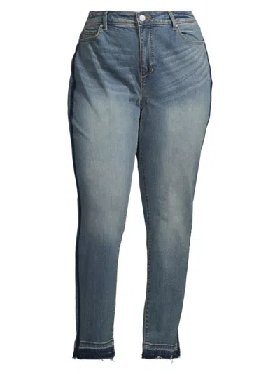 Shop Slink Jeans, Plus Size Women's High-rise Boyfriend Jeans In Kamila